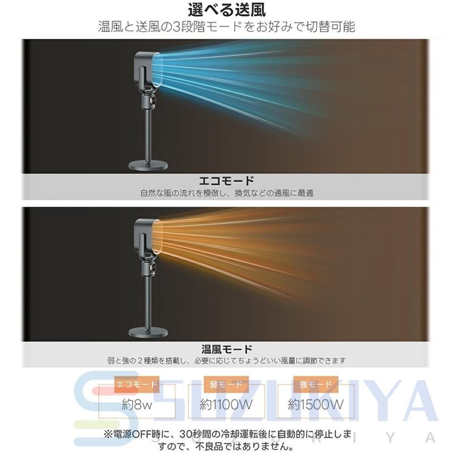 電気ファンヒーター 省エネ