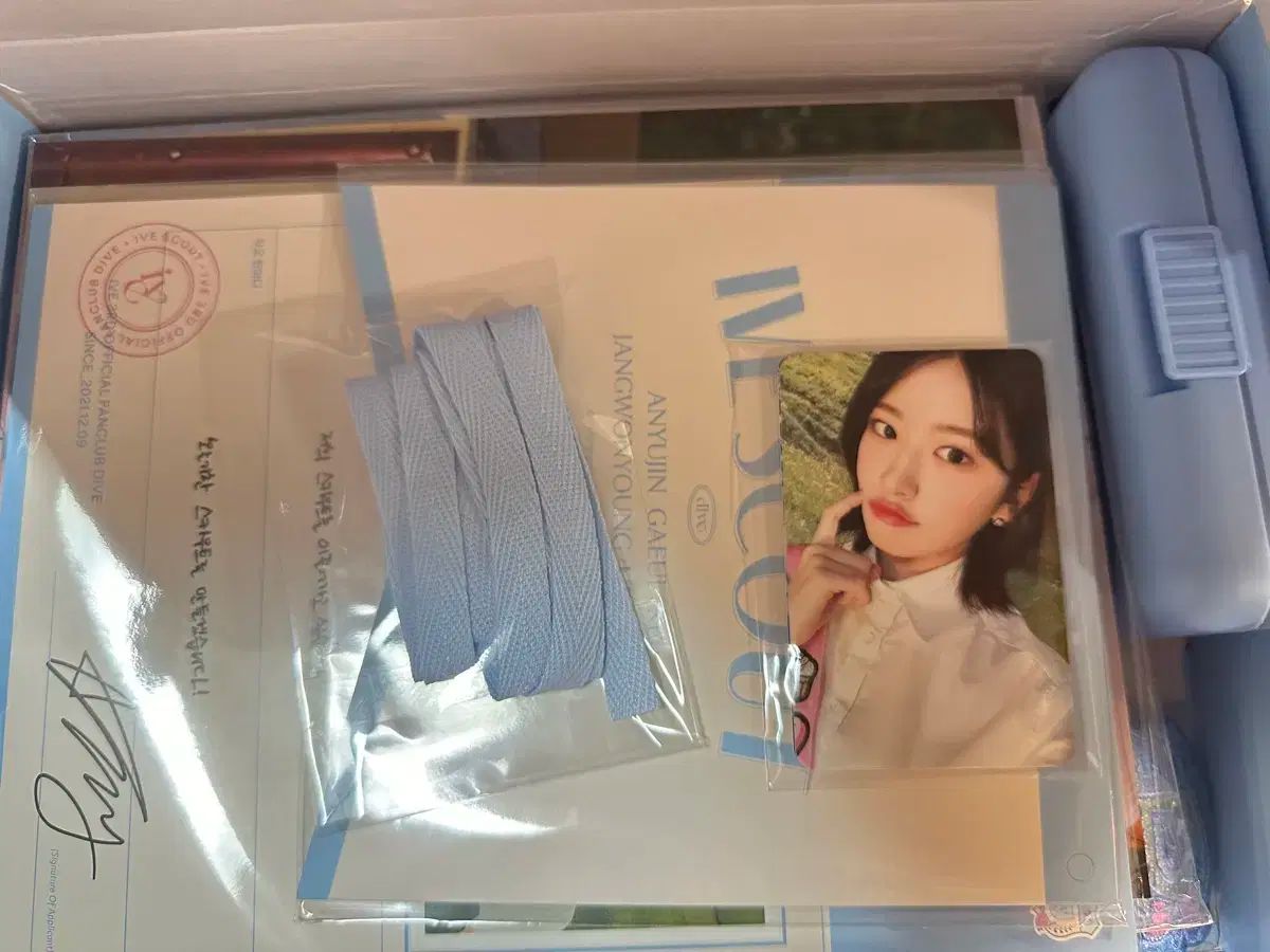 【雷市場（ポンジャン）商品韓国直送】DIVE 3 ギー ファンクラブ キット KIT 単純 開封 フルセット FULL SET トレカ IVE(アイヴ) ウォニョン(WONYOUNG・チャンウォニョン) レイ