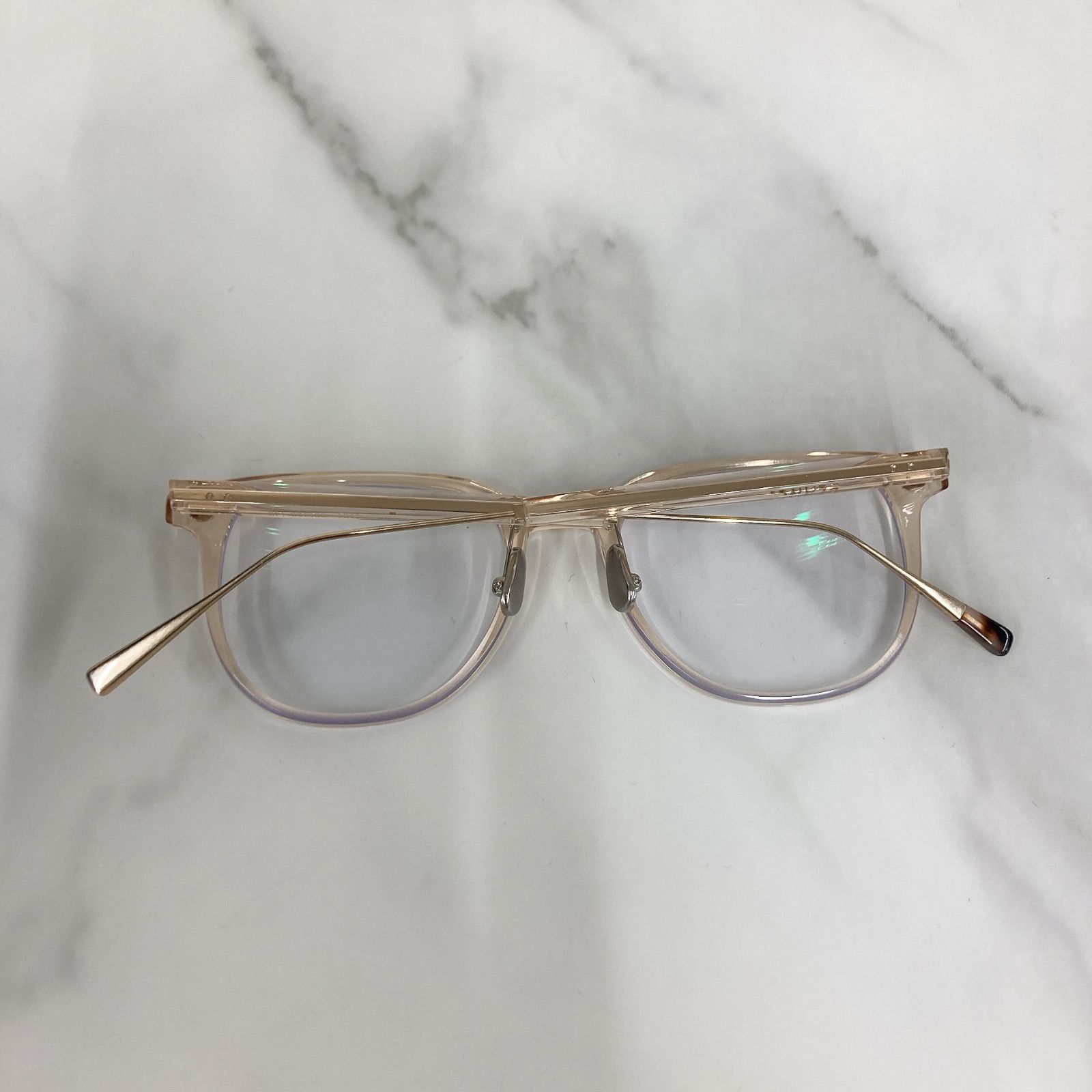 ＋BLANC.. ブラン 度入り B0031 mt クリア ベージュ ピンク  