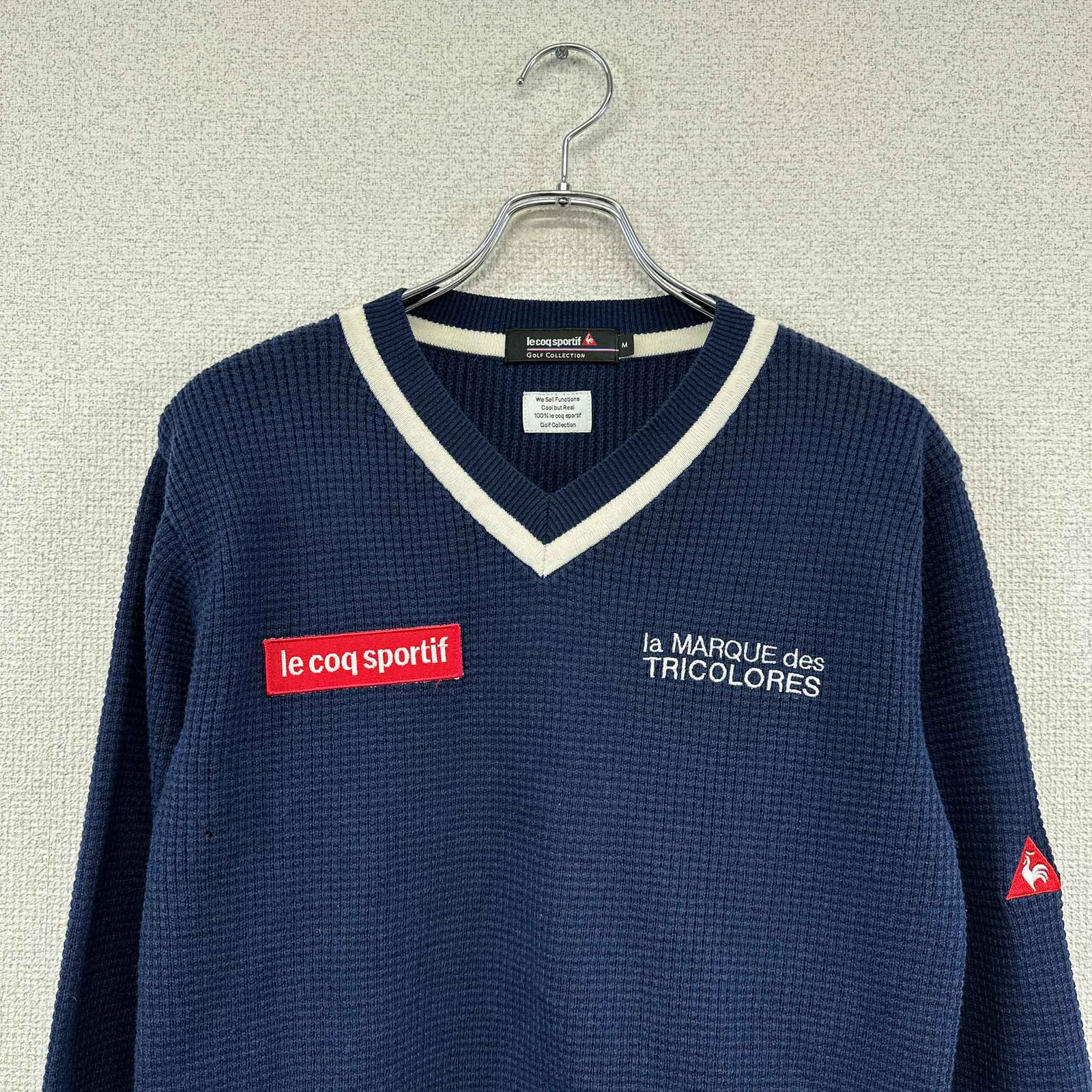 Le Coq Sportif Vネックセーター Mサイズ Le Coq Sportif Vネックセーター Mサイズ
