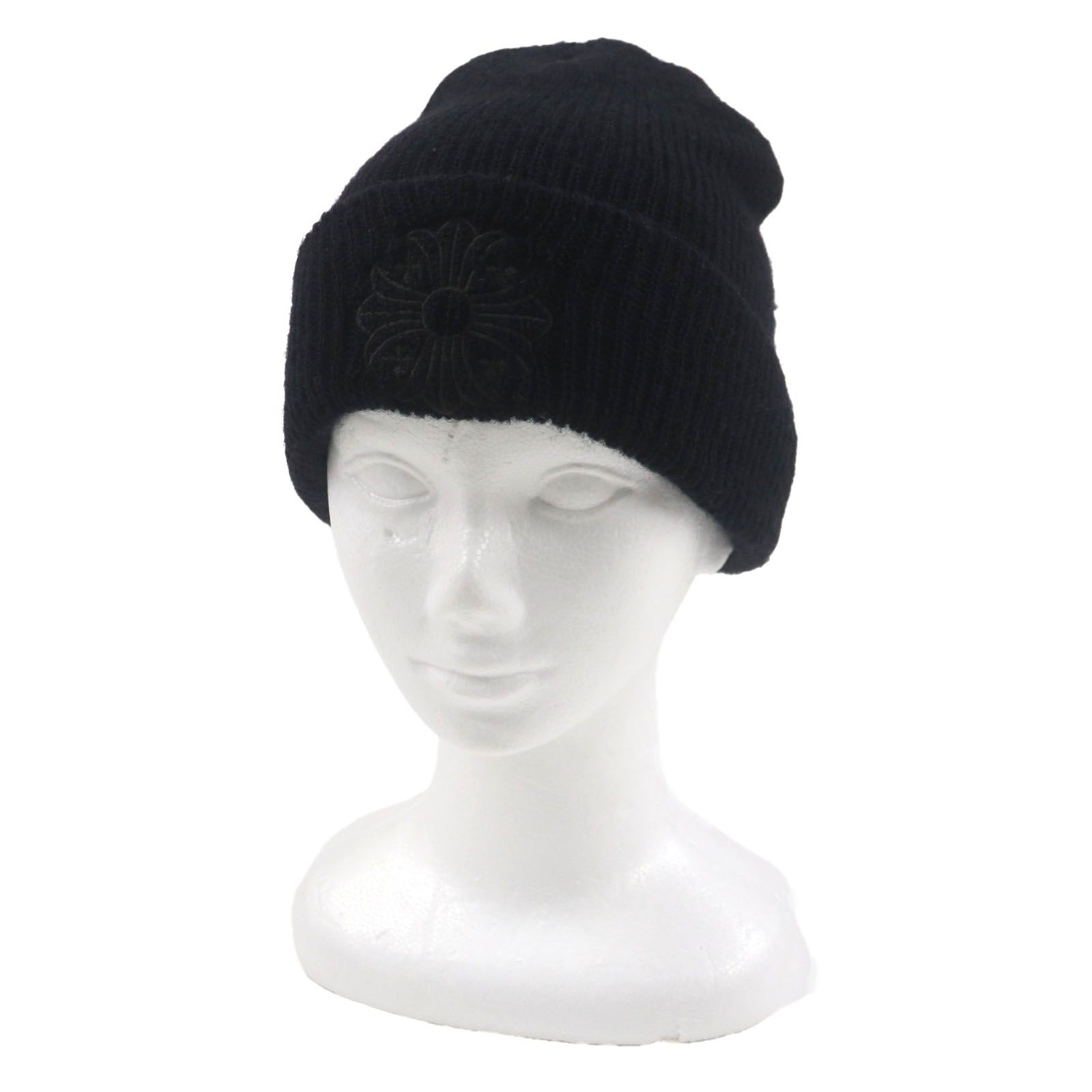 美品▽CHROME HEARTS クロムハーツ ウール100% CHプラス ロゴ