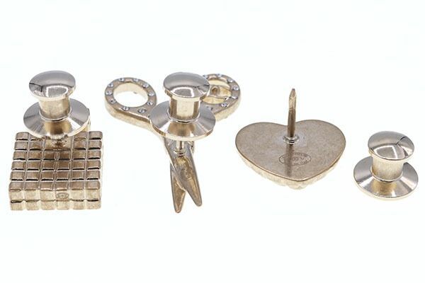 シャネル ピンブローチ3点セット CCハート ハサミ 香水ボトル