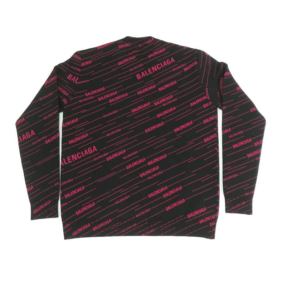 BALENCIAGA ニット バレンシアガ ニットセーター ロゴ プルオーバー 719605