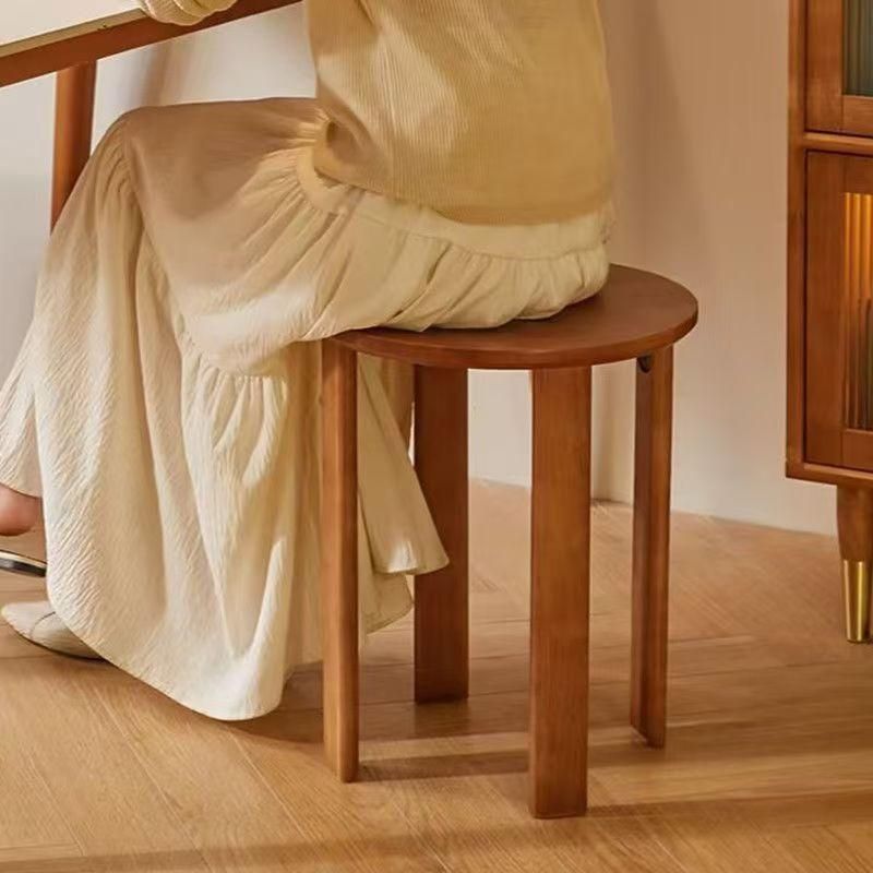 4脚セット サイドテーブル スツール 5色 天然木 スタッキング ダイニングチェア リビングチェア チェア イス コンパクト 椅子 円形 四角型 MARWIL-DEMENAGEMENTS_CH