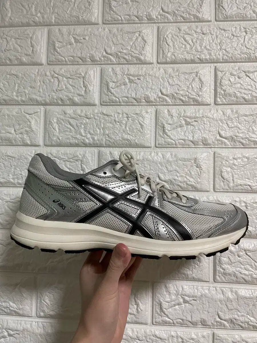 Asics アシックス ジョグ 100s 白 黒 2E Wide 290