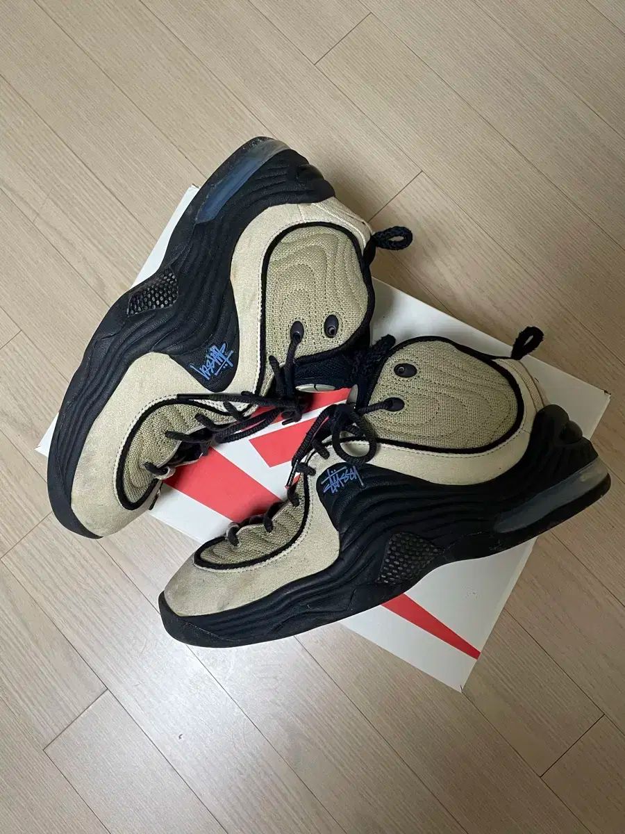 週末限定最終価格‼️ステューシー × ナイキ エアペニー2 ラタン＆ライムストーン nike-stussy-penny-5.jpg