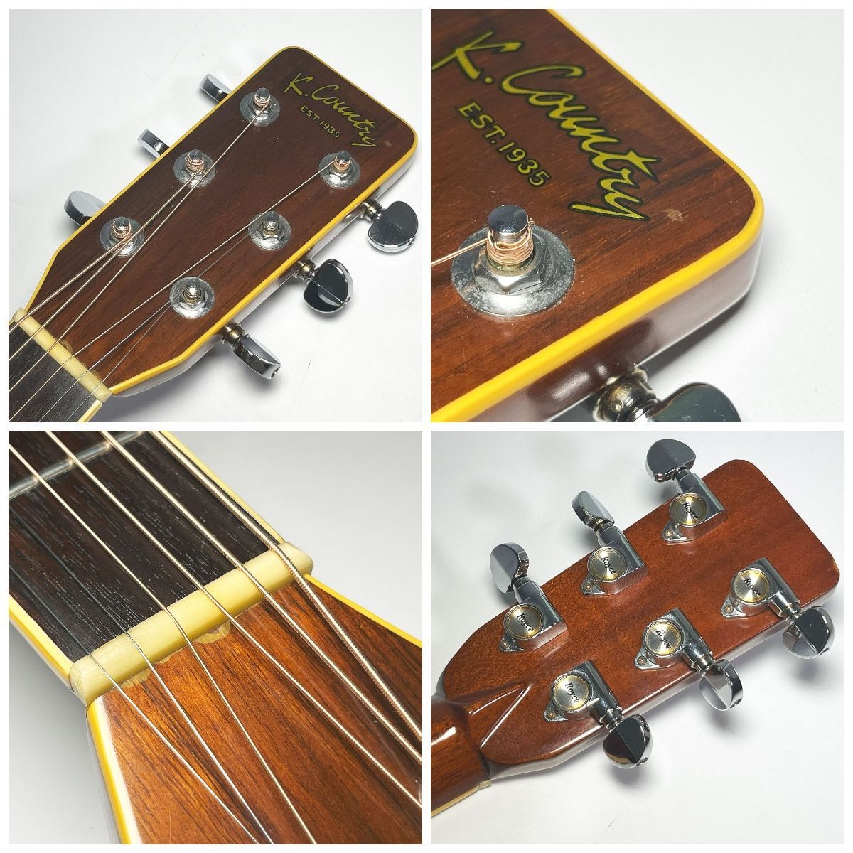 ★K.Country HC-700 TOP単板/ハカランダ ハードケース付 ★ ☆K.Country HC-700 TOP単板/ハカランダ ハードケース付