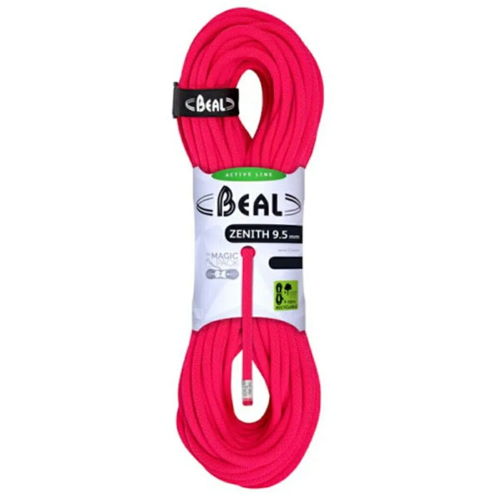 お取り寄せ ２～４週間で発送 ベアール ゼニス 9.5 ミリ ロープ Solid Pink t BEAL Zenith 9.5 mm t