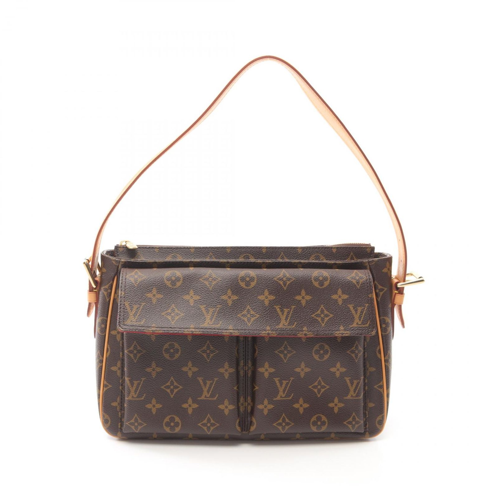 ルイ ヴィトン LOUIS VUITTON ショルダーバッグ ヴィバシテGM モノグラム M51163 PVCコーティングキャンバス レザー ヴィバ シテGM レディース Used A