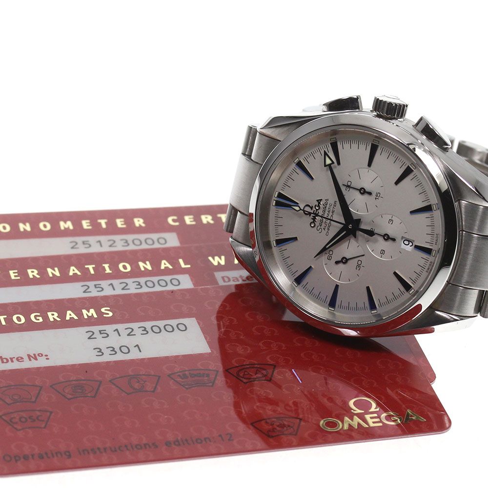 オメガ OMEGA 2512.30 シーマスター アクアテラ クロノグラフ 自動巻き  