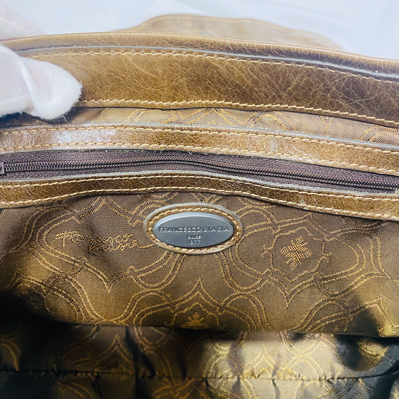 FRANCESCO BIASIA フランチェスコビアジア ショルダーバッグ レザー 