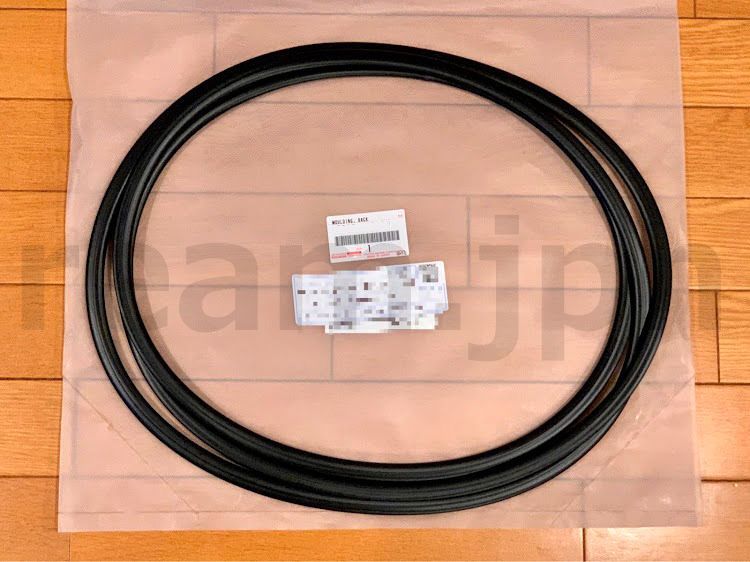 トヨタ純正 202 205 セリカ バックウインドウ アウトサイド モールディング ウェザーストリップ リアゲート CELICA WINDOW MOULDING