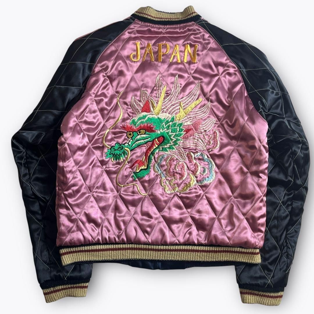 ⚫︎テーラー東洋 リバーシブルスカジャン 龍 鷹 刺繍 2000000018058