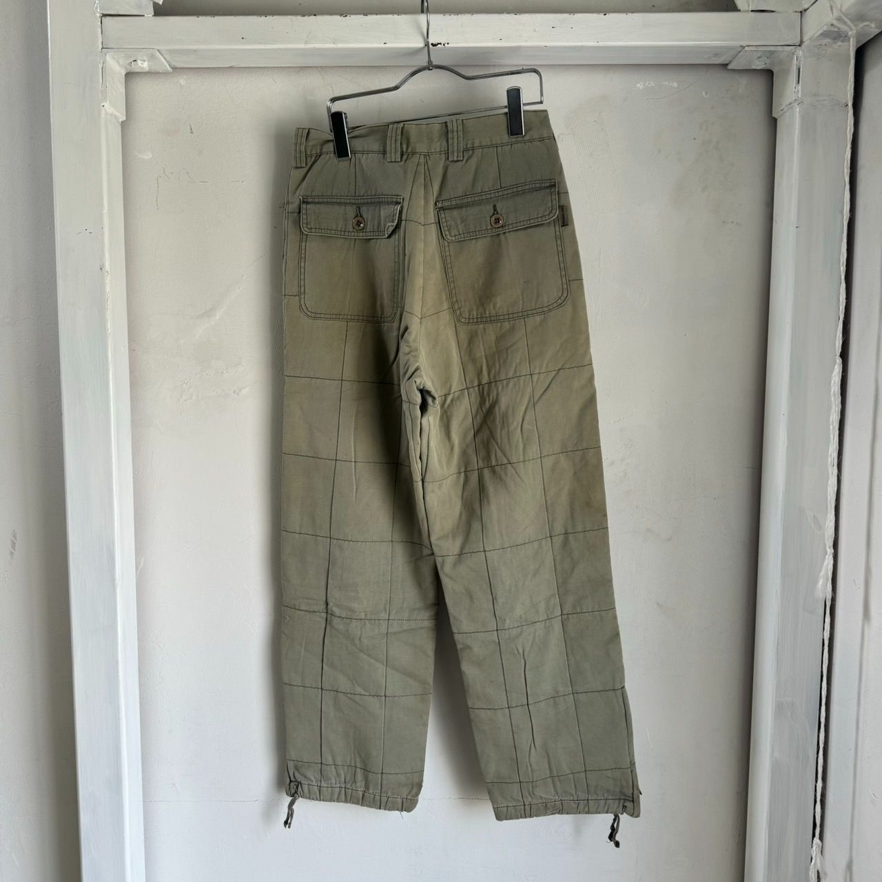 90's STUSSY QUILTING PANTS VS-AI0719-012