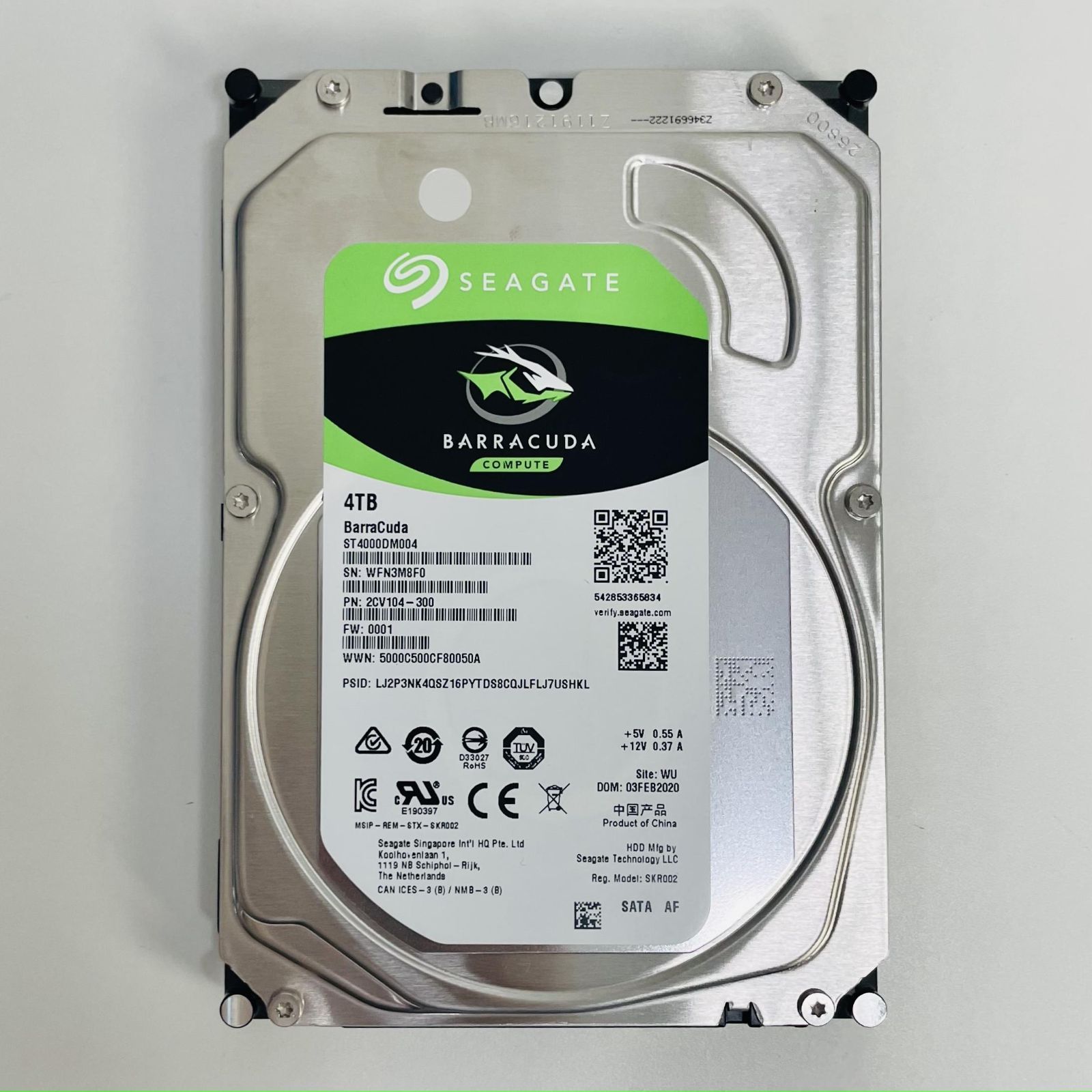 SEAGATE BARRACUDA 4TB ST4000DM004