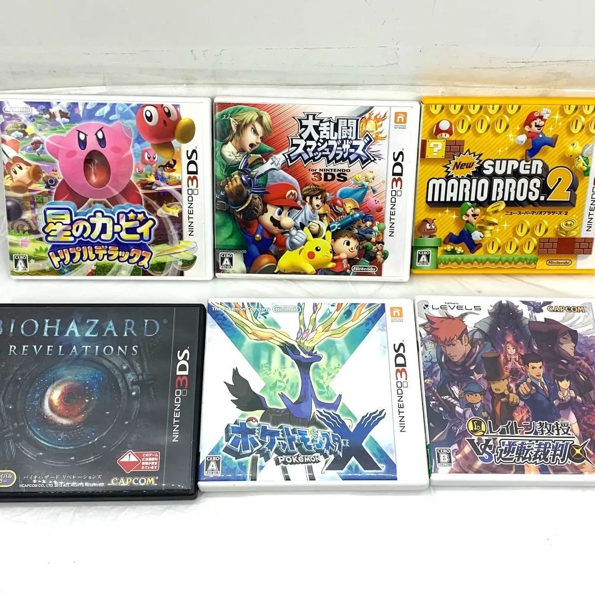 Nintendo 3ds ds ゲームソフト　6点セット