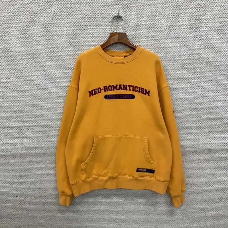 【雷市場（ポンジャン）商品韓国直送】 ヘッド ROMANTIC CROWN(ロマンティッククラウン) ストリート 裏起毛 オーバーサイズ パーカー 100 K06591