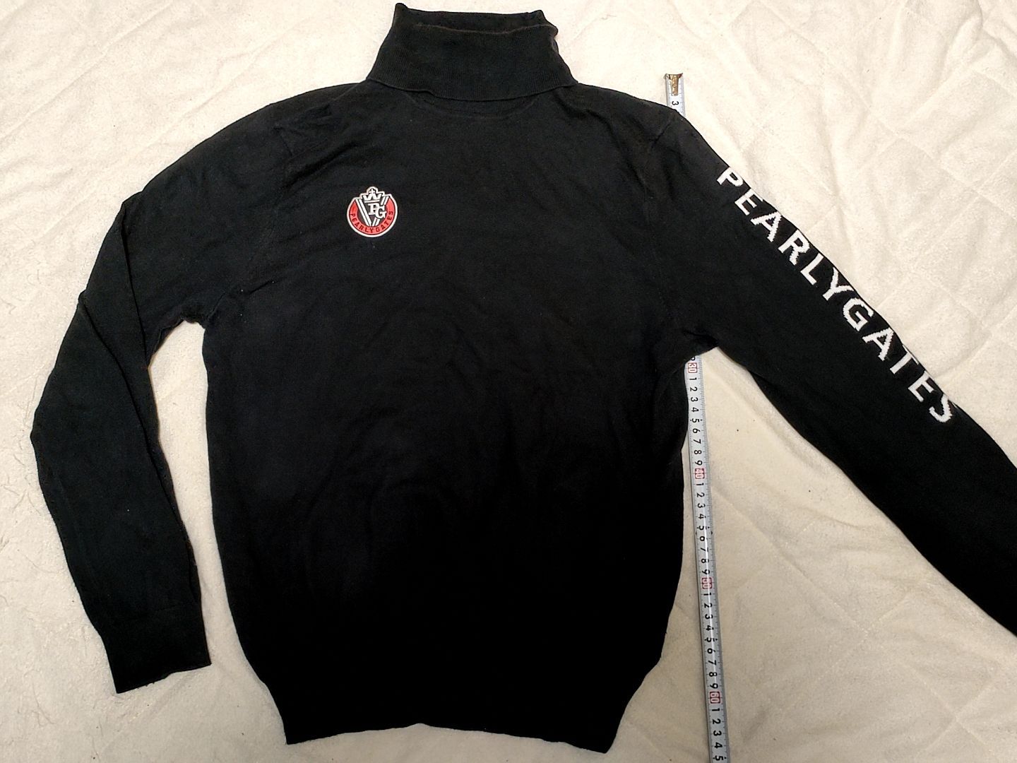 パーリーゲイツ] メンズ タートルネックニット (カシミヤタッチ