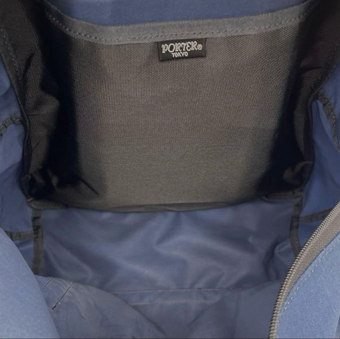 ✨PORTER ネイビー リュックサック 通勤通学 美品✨背面メッシュ ムレ 