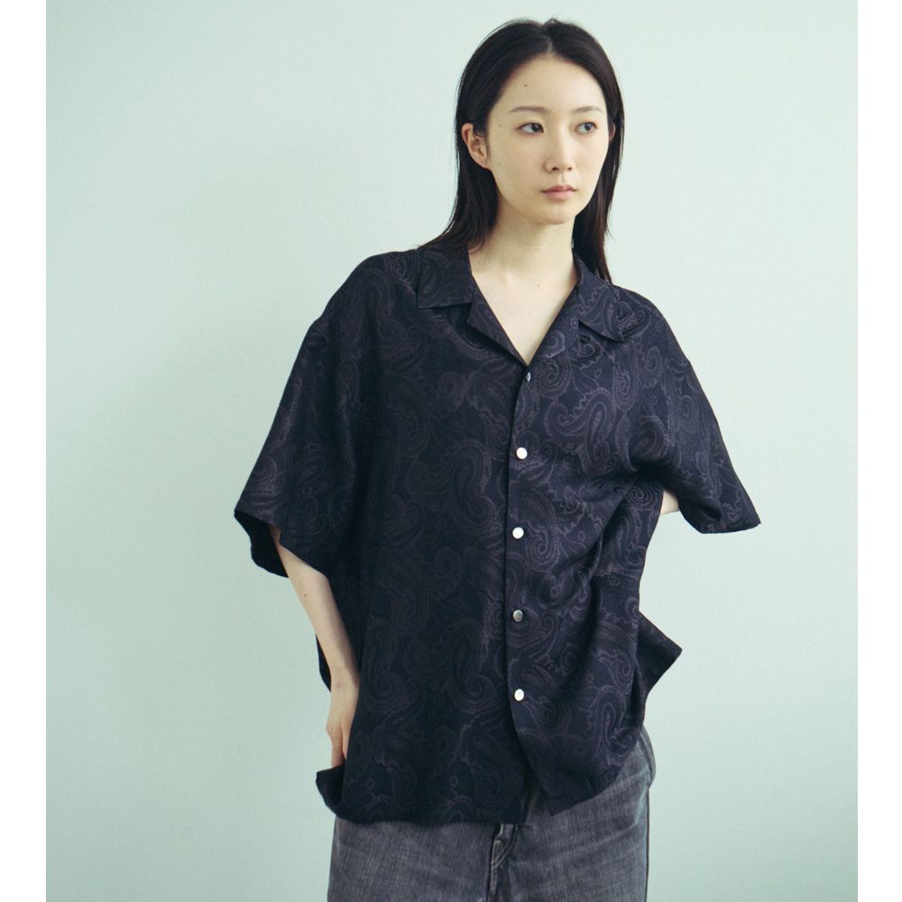 superNova./スーパーノヴァ】Aloha shirt - Paisley jacquard