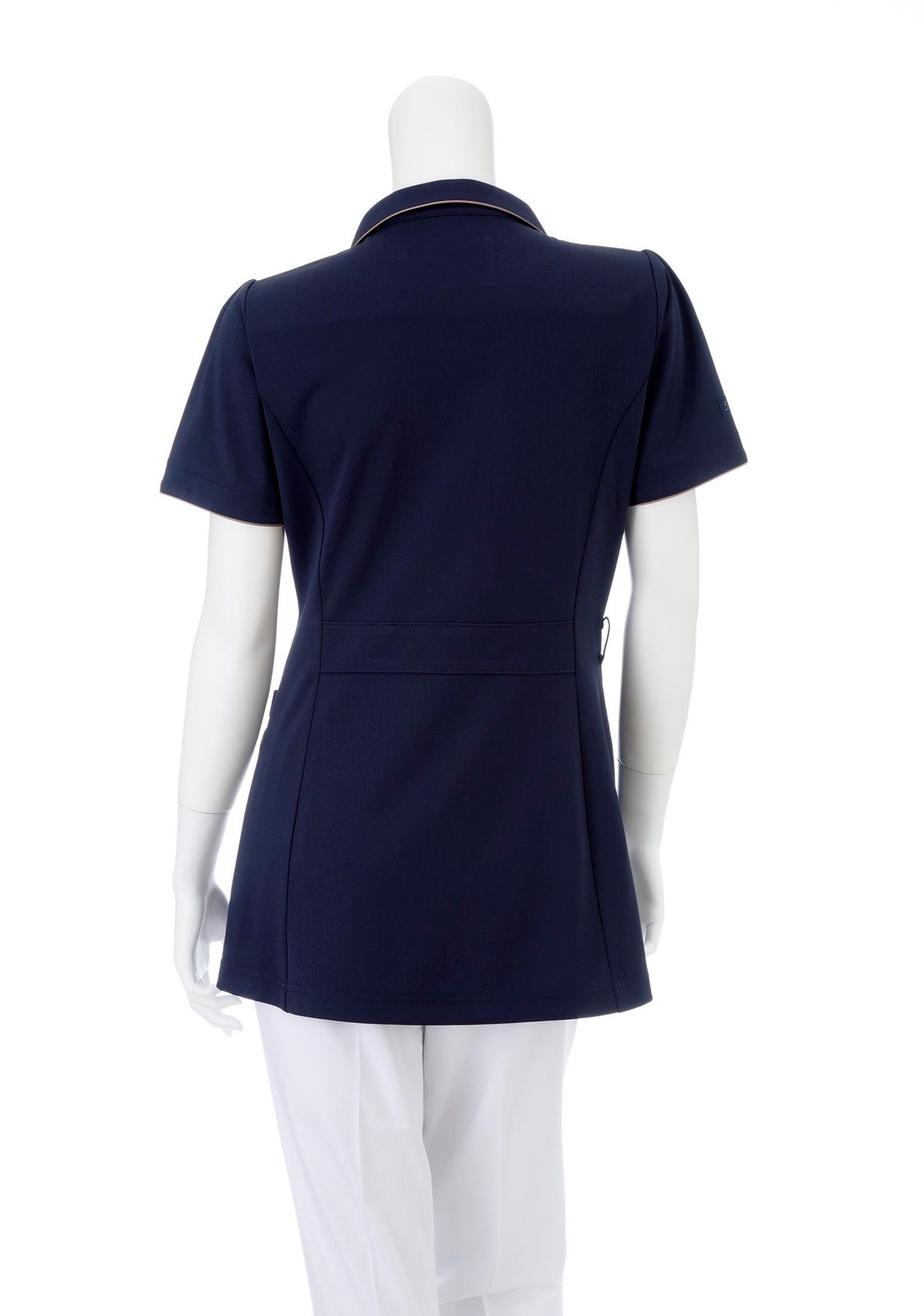 ナガイレーベン チュニック AY-3787 ネイビー ベージュ