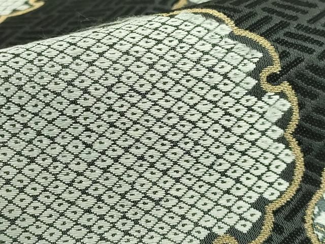 平和屋本店□極上 西陣 木野織物 菱屋善兵衛謹製 六通柄袋帯 唐織 雪輪