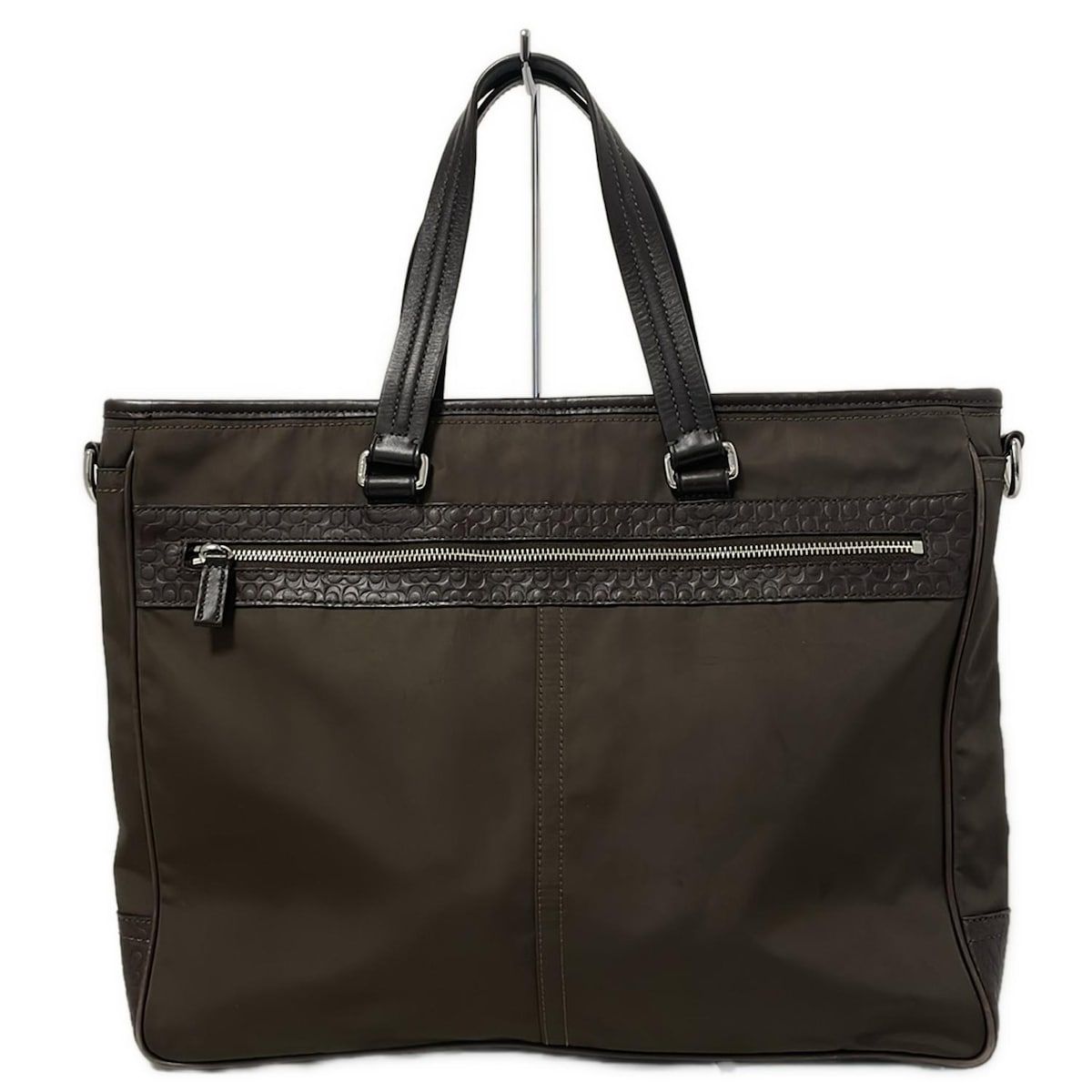 【美品】COACH ダークブルー ビジネスバッグ 楽天市場】コーチ COACH アウトレット 旅行 メンズ バッグ