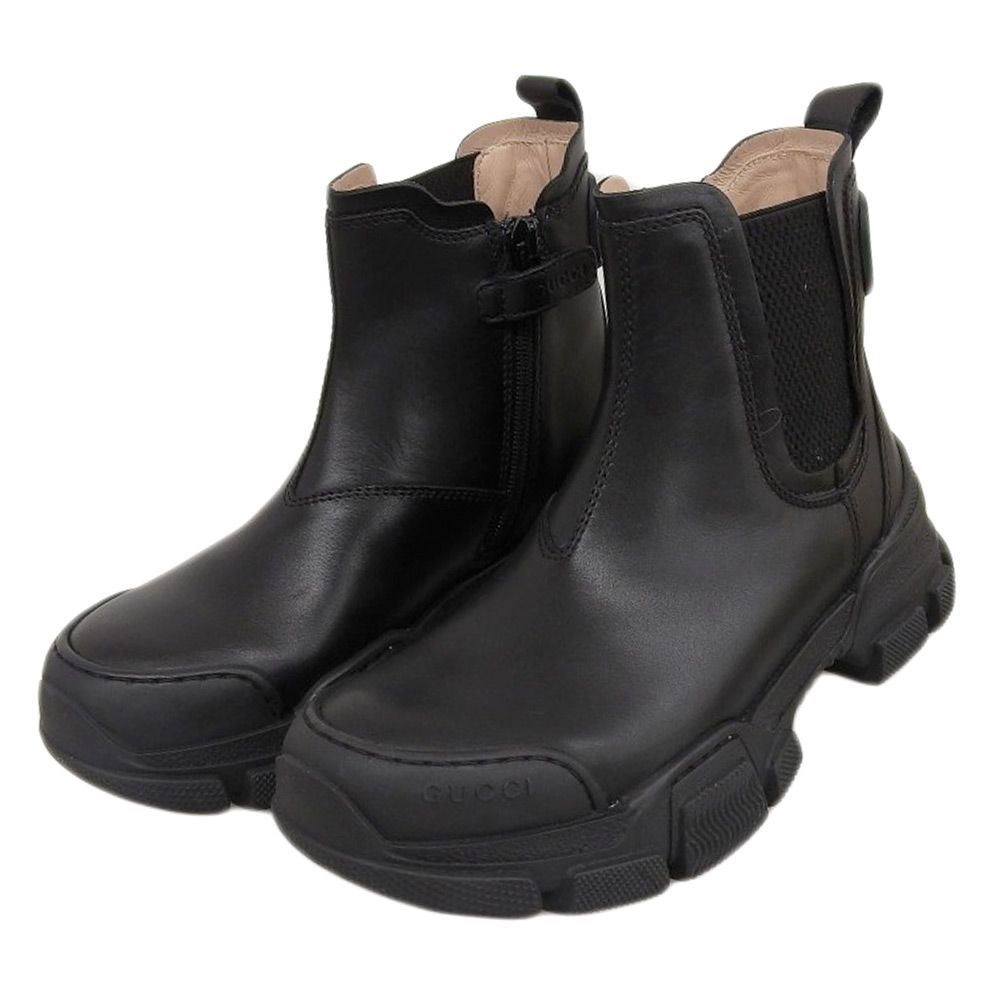 GUCCI グッチ チルドレンズ サイドゴアブーツ シューズ キッズ ブラック 30 629739 30