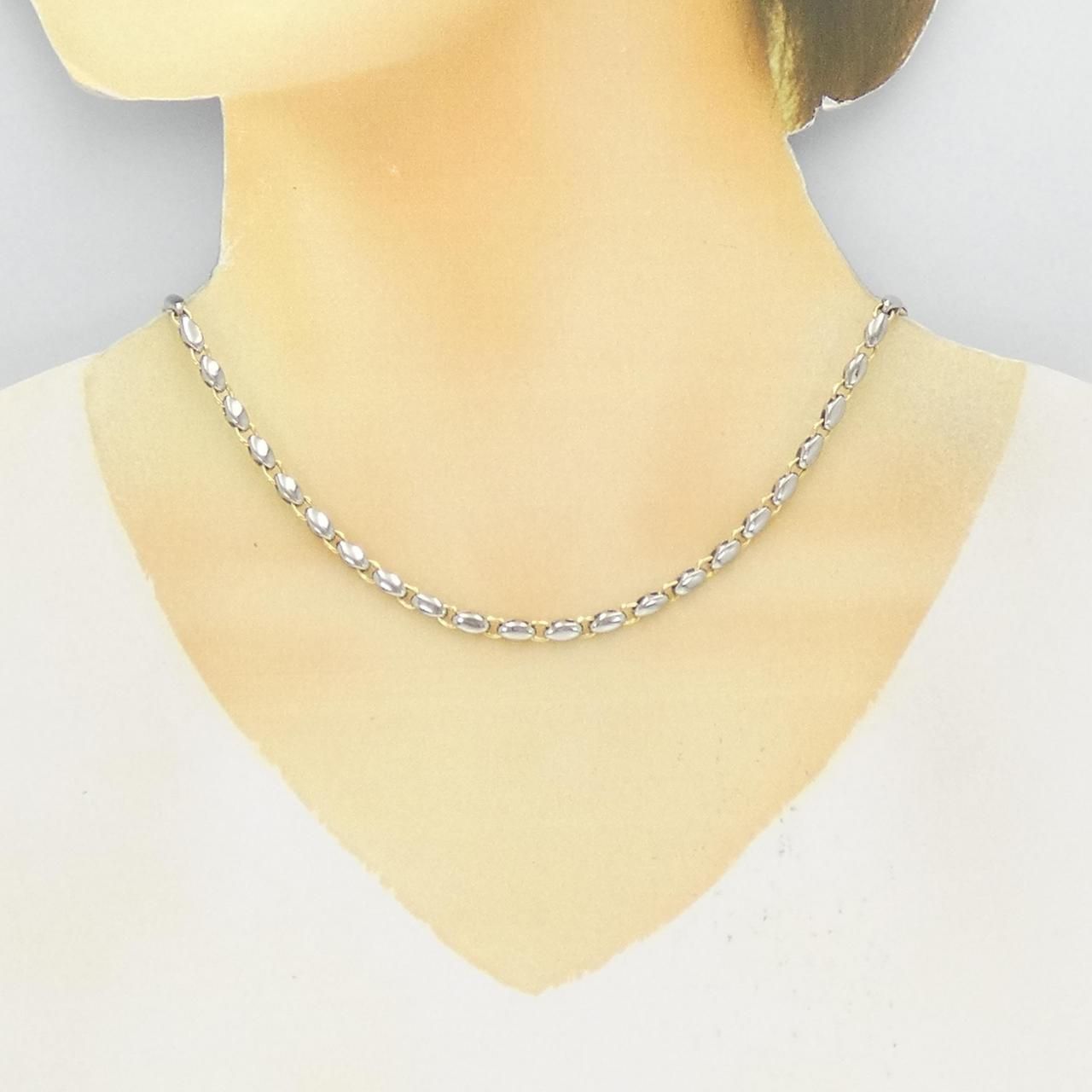 ブルガリ 750YG/ST ネックレス - メルカリ 