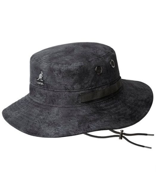 送料無料 カンゴール メンズ 帽子 アクセサリー Salvaged Outdoor Hat Bucket Hat Black