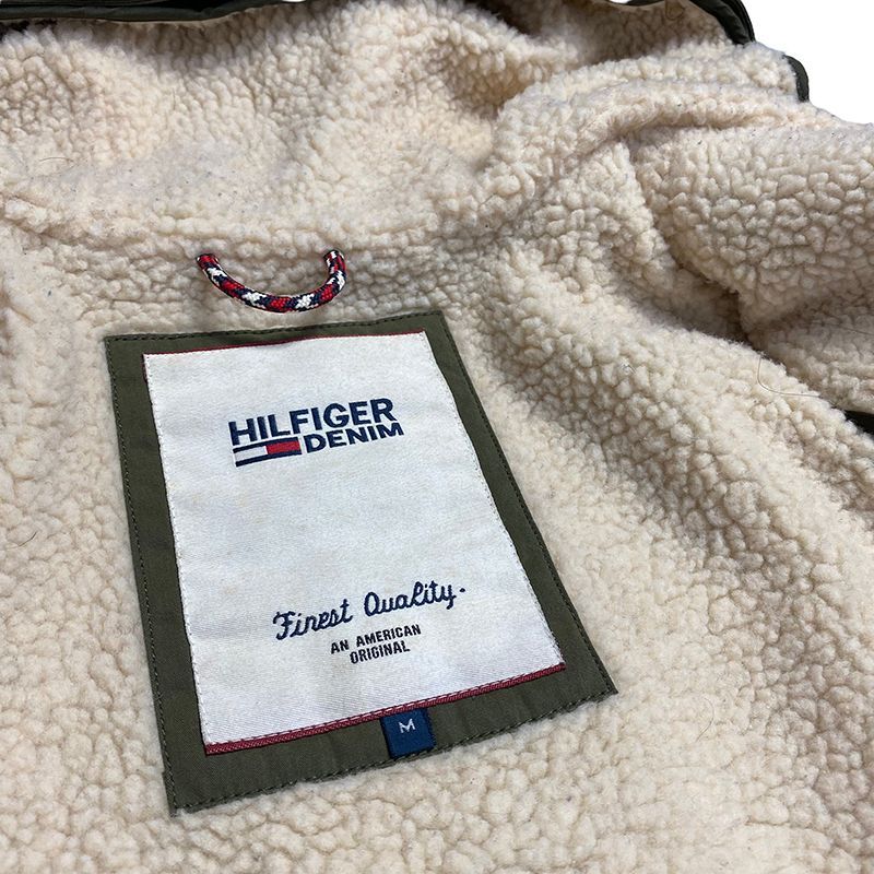 TOMMY HILFIGER トミー ヒルフィガー モッズコート ファー付き 裏地