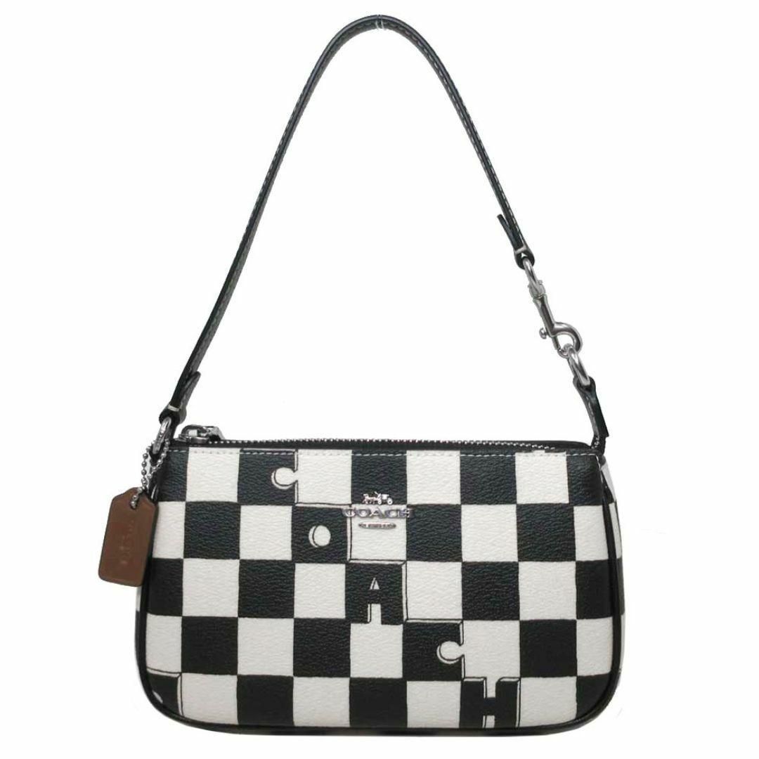 新品COACH ポーチ CR394 ノリータ19 PVC チェッカーボード