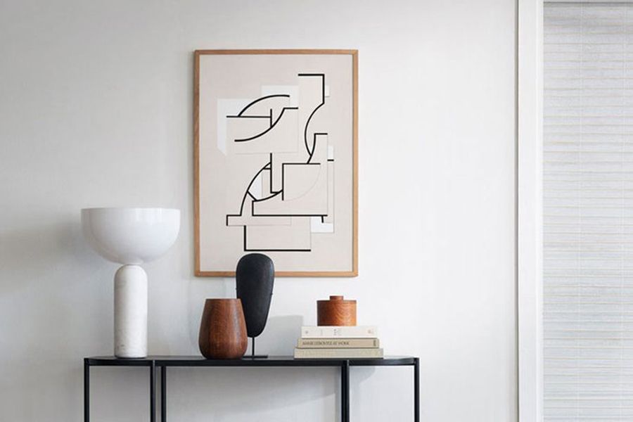 Atelier Cph アートポスター 50×70cm Object Blanc No 27/98x27-50x70