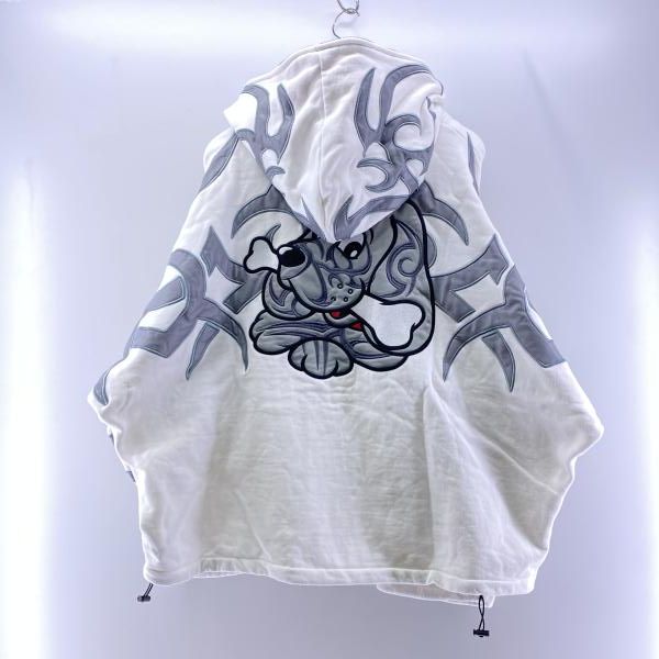 GALFY 部族系ダブダブパーカー ホワイト size XL ガルフィー 24