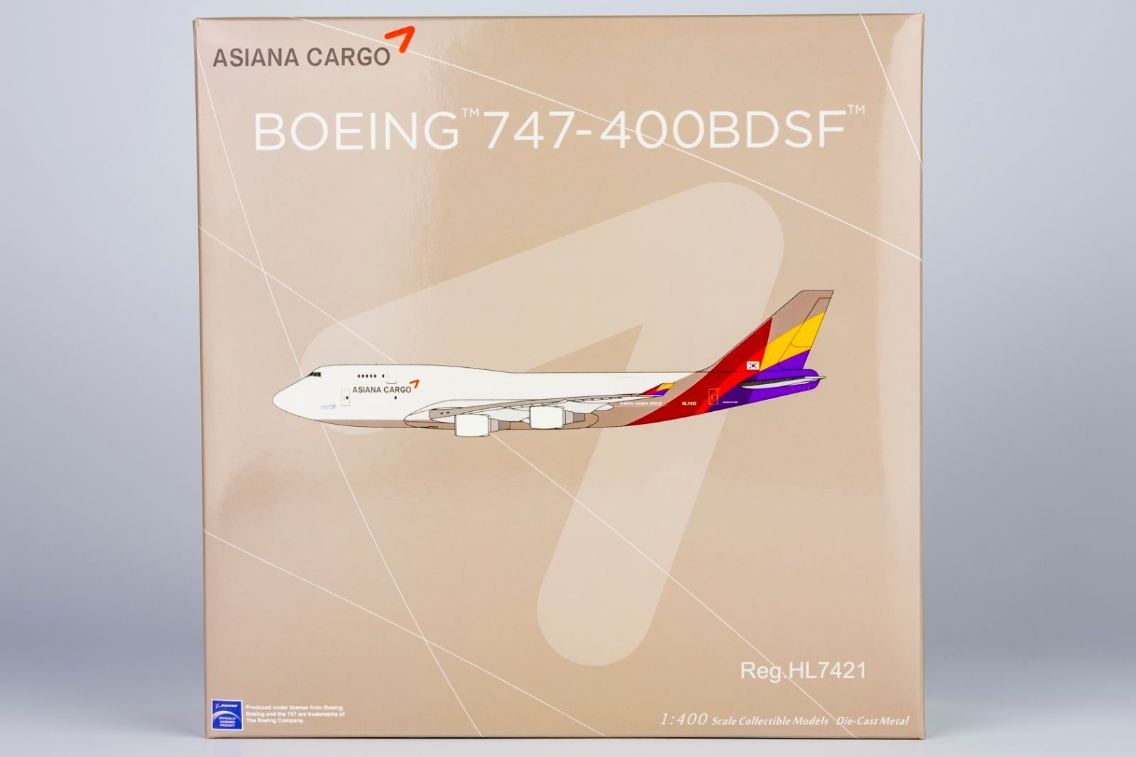 NG Lite アシアナ航空 747-400BDSF HL7421 1/400 AAR008 - メルカリ