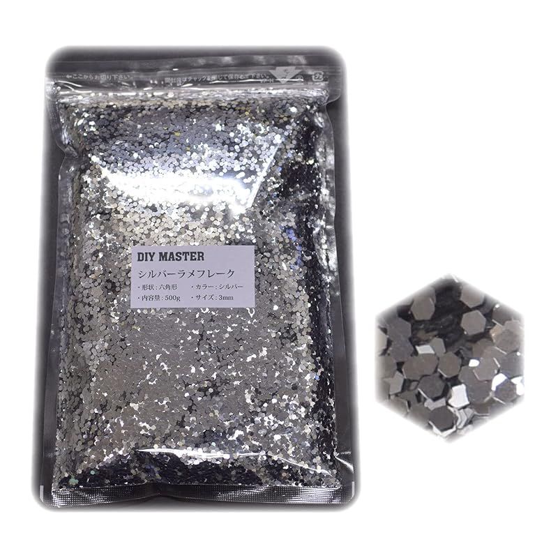 DIY MASTER スモークレインボー ラメ フレーク 3mm 500g DIY MASTER レインボー ラメ フレーク 3mm 500g Amazon | DIY MASTER