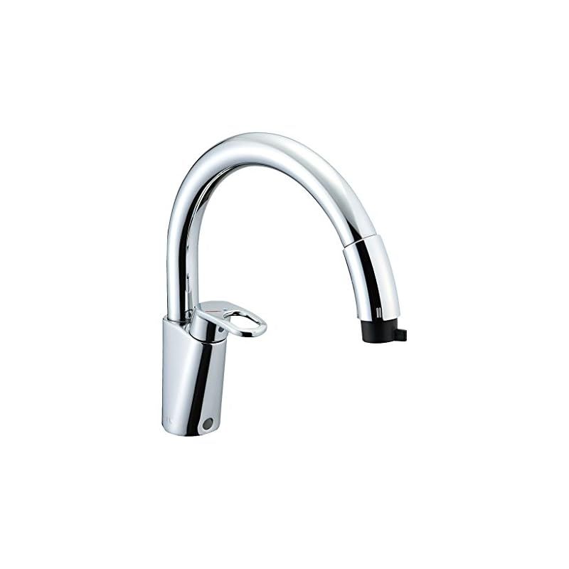 LIXIL リクシル INAX キッチン用 ワンホールシングルレバー混合水栓 ハンドシャワー付 エコハンドル RSF-831Y 0