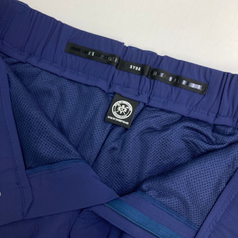 サイズ：XXL SY32 BY SWEET YEARS GOLF エスワイサーティトゥ 2023年モデル ナイロン パンツ  ネイビー系 [240101433278] ゴルフウェア メンズ ストスト サイズ：XXL SY32 BY SWEET YEARS GOLF エスワイサーティトゥ