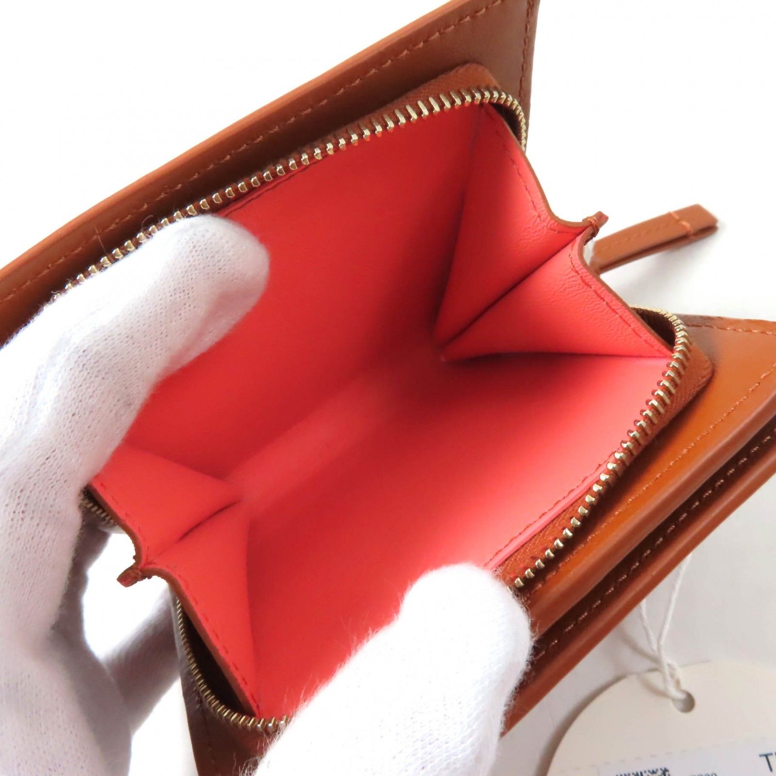 極美品☆Chloe クロエ CHC23SP867I10247 Chloe Sense Compact Wallet  