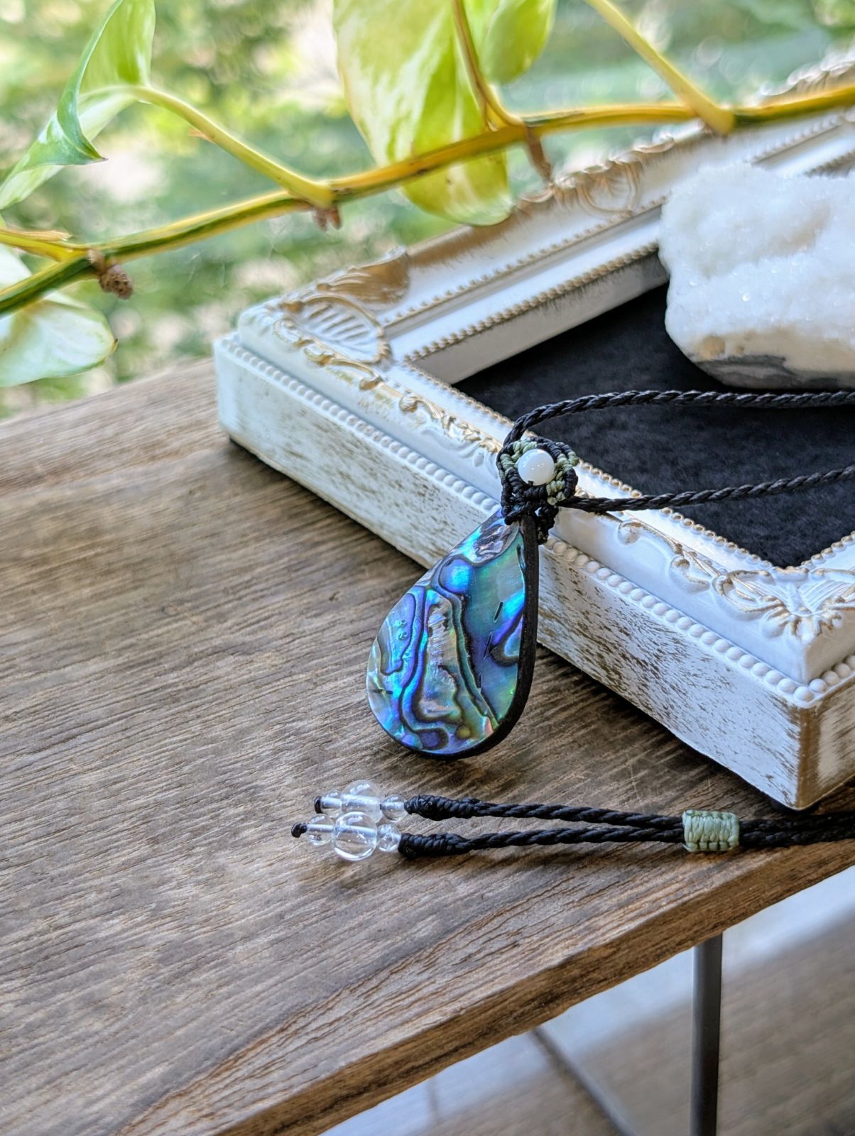 Noel】天然アバロンシェルのデザインネックレストップ 楽天市場