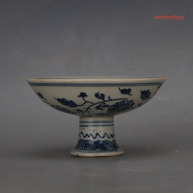 中国磁器 青花 果物皿 陶芸 置物 收藏品 磁器 観賞 装飾 中国陶磁 収蔵品 鑑賞 中国