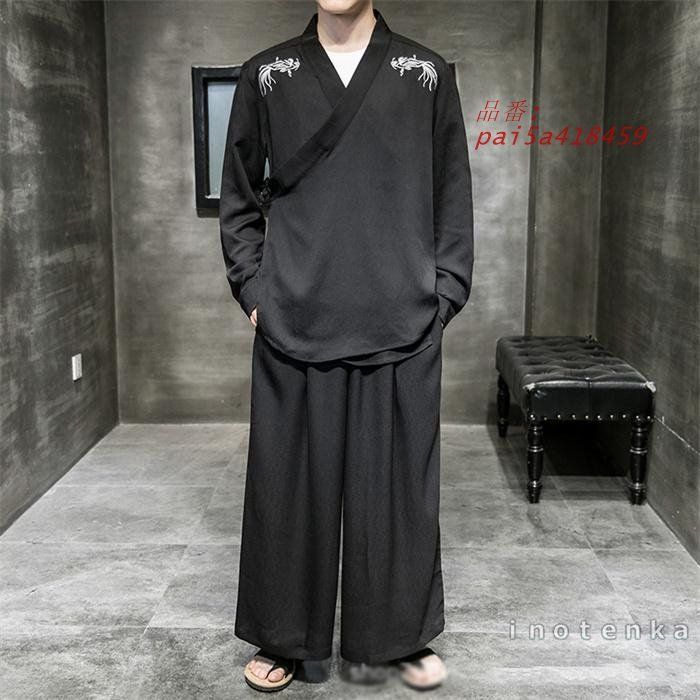 150円OFFクーポン 13日まで 甚平メンズ 作務衣 上下セット 夏用 服 浴衣風 羽織 夏祭り 花火大会 おしゃれ ワイドパンツ セットアップ ゆったり pai 5 a 418459