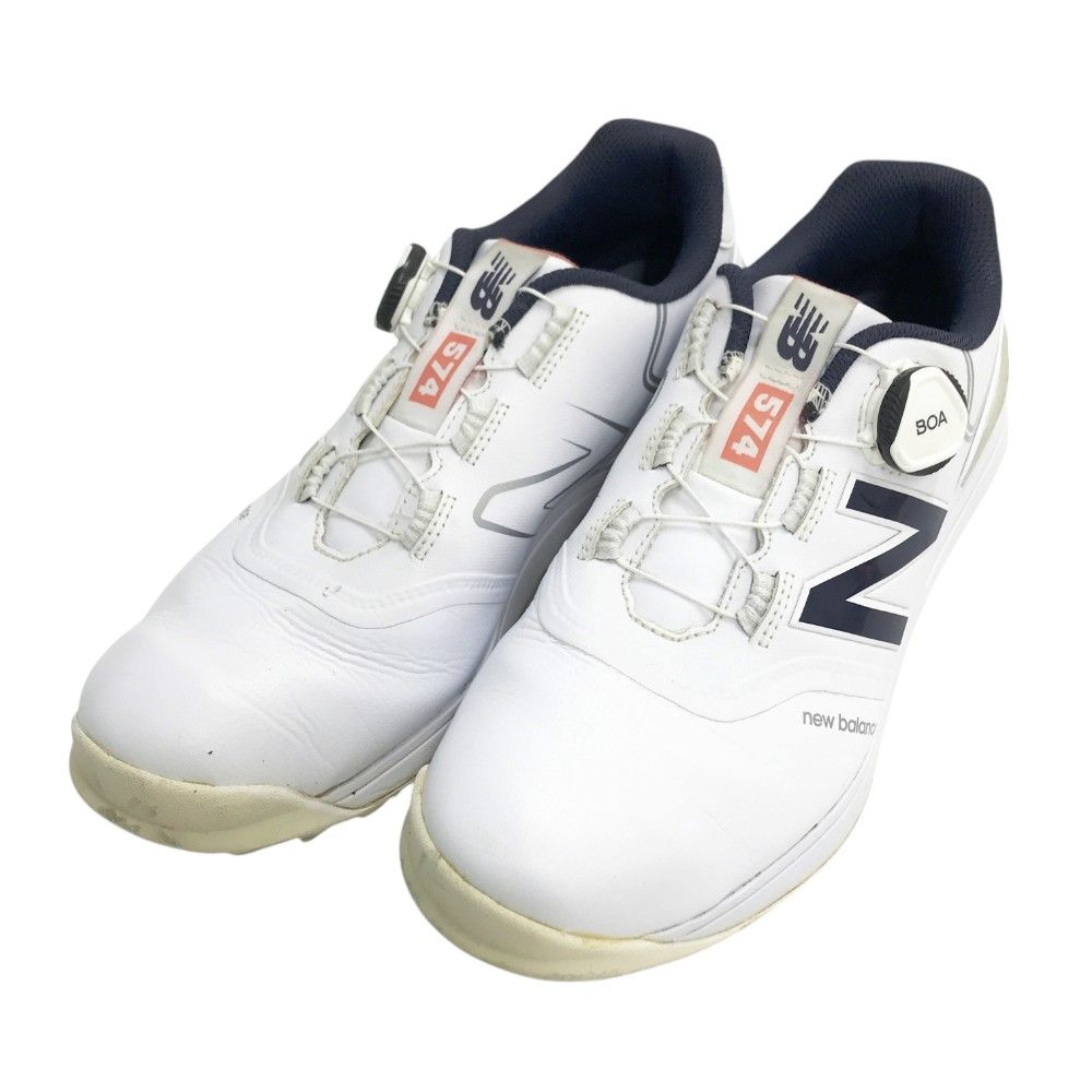 NEW BALANCE GOLF ニューバランス 574 v3 BOA UGB574W3 ゴルフシューズ  ホワイト系  [240101359537] ゴルフウェア メンズ ストスト