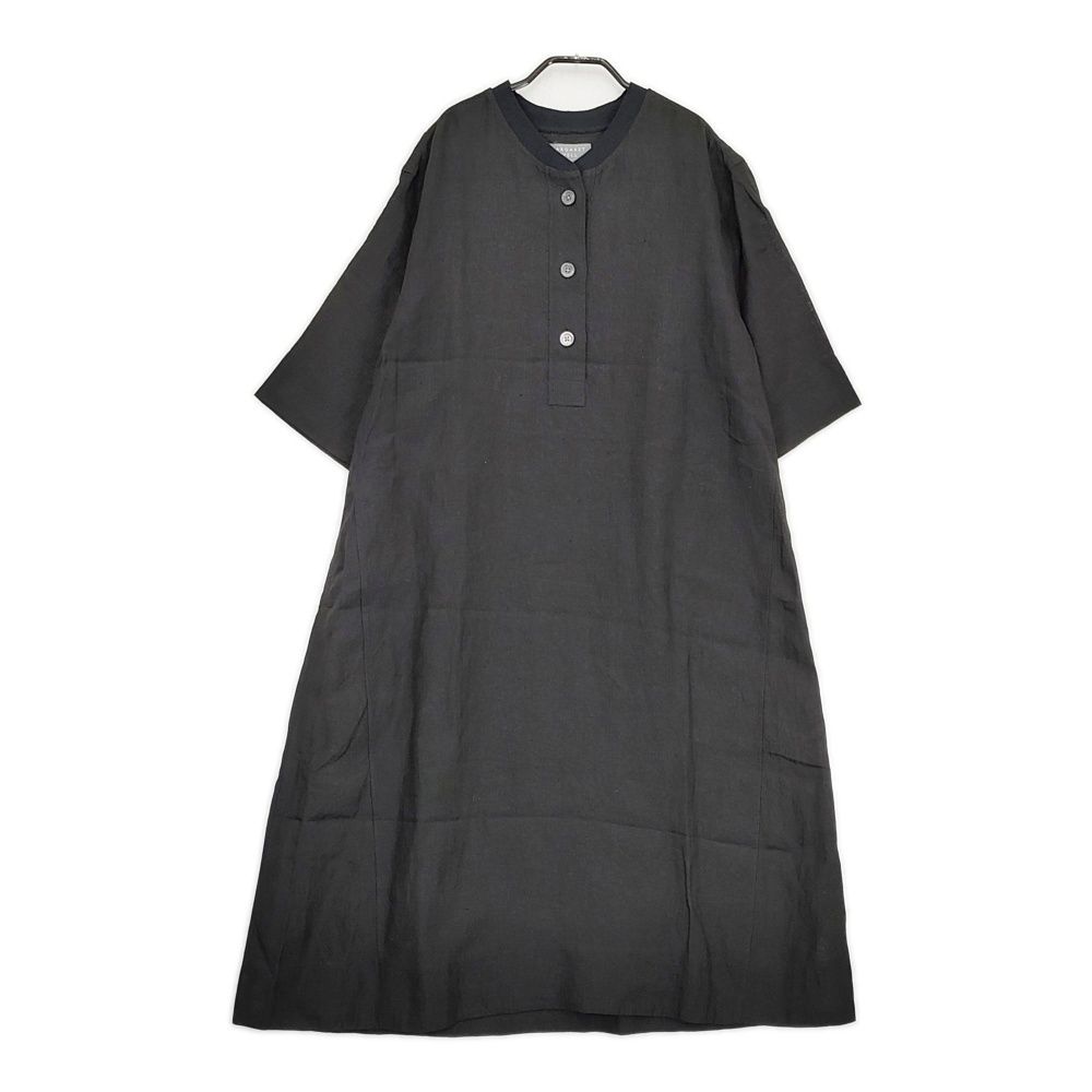MARGARET HOWELL BLACK LINEN リネンドレス 589-4157002 定価41800円 ワンピース 24SS ブラック レディース マーガレットハウエル 5-0608S♪