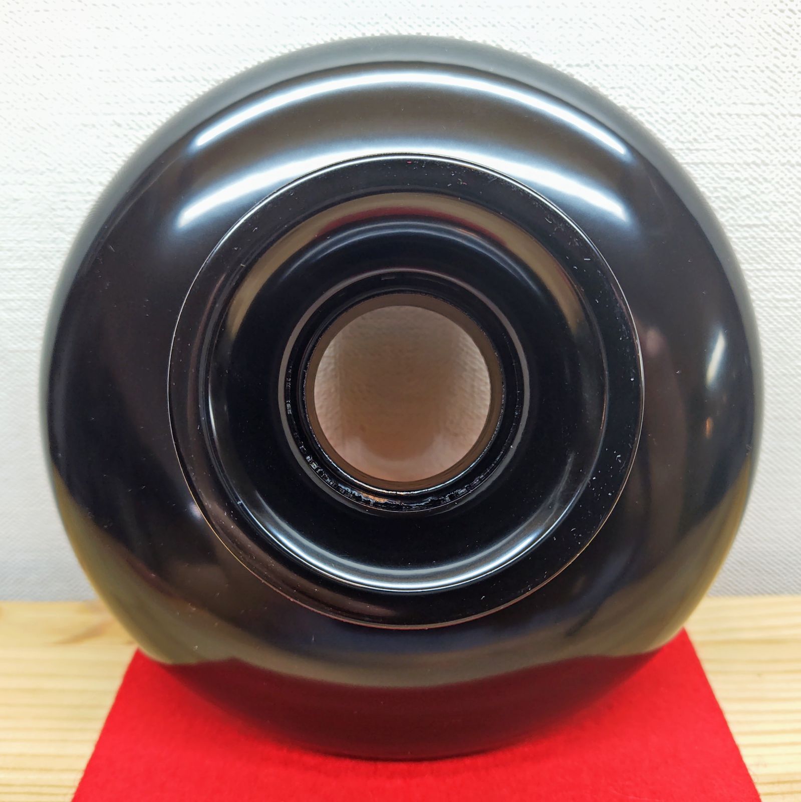 逢絢亭・新品】茶道具 献茶用品 天目台 栃木材 本うるし塗 二度