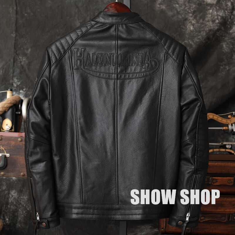 美品 メンズファッション 牛革 レザージャケットオシャレ ライダース  