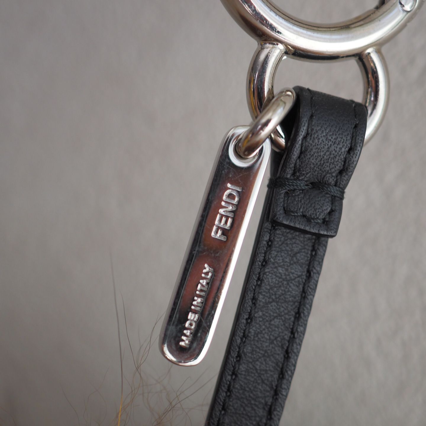 美品 フェンディ FENDI バグズ モンスター チャーム キーホルダー