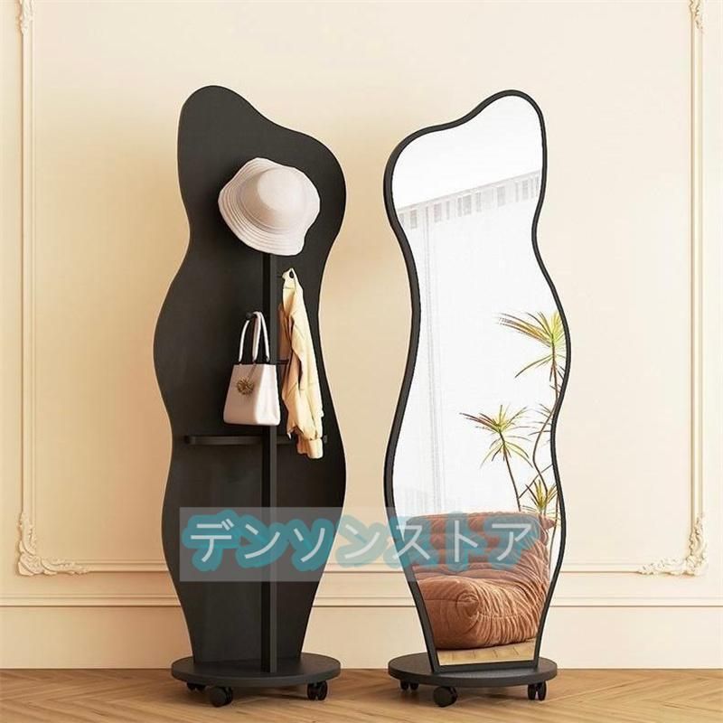 なキャスター付き北欧収納付き玄関飛散防止加工ホワイト165*36CM