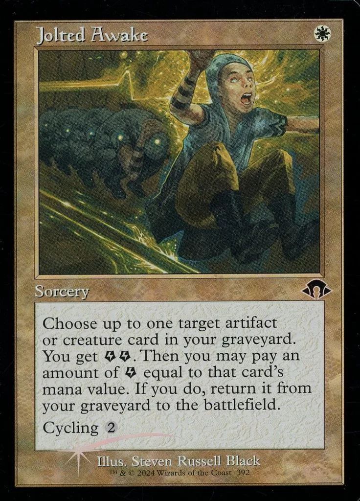 中古】マジックザギャザリング 392[C]：【MH3】【FOIL】【旧枠】Jolted