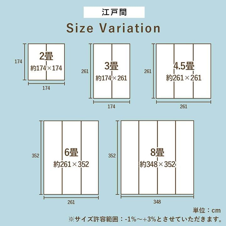 い草ラグ 花ござ カーペット 格子柄 ナチュラル シンプル 和室 洋室 裏